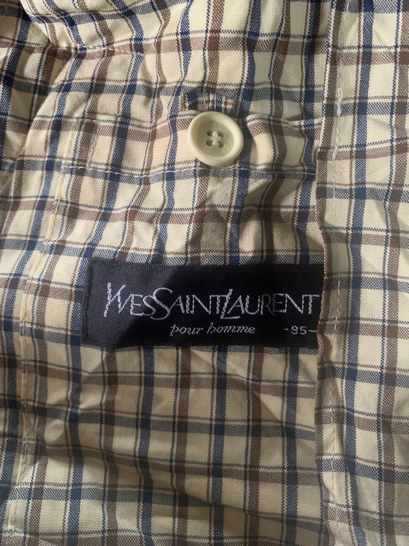 VTG Harrington YSL (Category: Coats, Jackets and Outerwear) located in Manila. Submitted by hamboychac77005 (Listing ID 1468708658, Image 3). Description: Issue holes kita sa 2last pic.