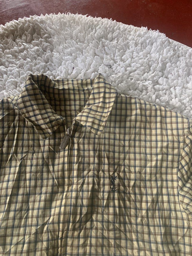 VTG Harrington YSL (Category: Coats, Jackets and Outerwear) located in Manila. Submitted by hamboychac77005 (Listing ID 1468708658, Image 2). Description: Issue holes kita sa 2last pic.