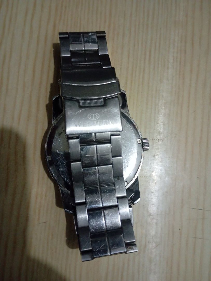Western (Category: Men's Watches) located in Las Pinas. Submitted by quick_deals_great_finds2 (Listing ID 1468649280, Image 3). Description: Original good working condition Quartz with battery Big size 45mm fits wrist 7 inches.