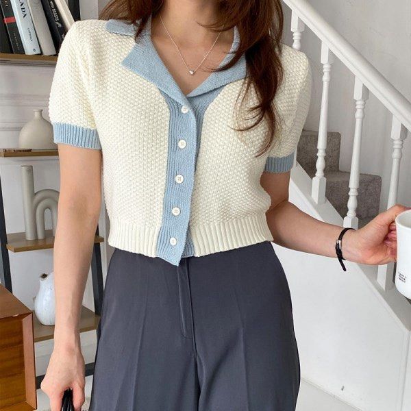 Women soft knit top (Category: Blouses) located in Calamba. Submitted by melaicas (Listing ID 1468617935, Image 1). Description: Armpit laid flat-19 inches Length 19 inches .