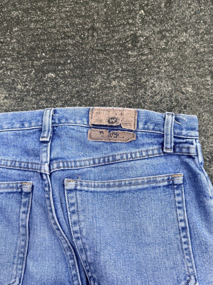Wrangler Denim Jorts (Category: Shorts) located in Caloocan City. Submitted by __archived (Listing ID 1468504026, Image 3). Description: Waist: 32” Length: 20” Leg opening: 12”.