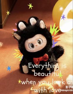 Labubu midnight kitty For Sale | Toys & Collectibles | Carousell Singapore