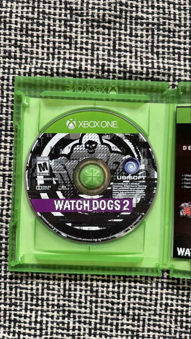 Xbox One Watchdogs 2 (Category: Xbox) located in Pasig City. Submitted by joztselling (Listing ID 1468529981, Image 2). Description: Loc: Pasig City.