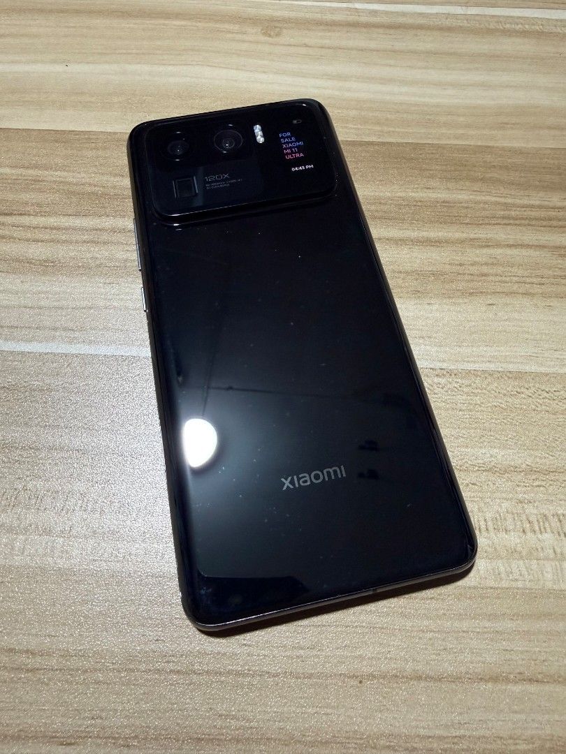 XIAOMI MI 11 ULTRA 5G (Category: Xiaomi) located in Quezon City. Submitted by nikks.2323 (Listing ID 1468623871, Image 1). Description: Rush For Sale Xiaomi Mi 11 Ultra 5g Flagship phone *Rear Display *12+6gb RAM *256gb Storage *Octa-core Max 2.84GHz *Gorilla Glass Victus AMOLED Curve Display 6.81 inches *Triple main cam 50MP / 48MP Laser AF, color spectrum sensor, Dual-LED Flash, 120x Zoom, AI Camera, *TELEPHOTO CAM *20MP front cam *Stereo speak