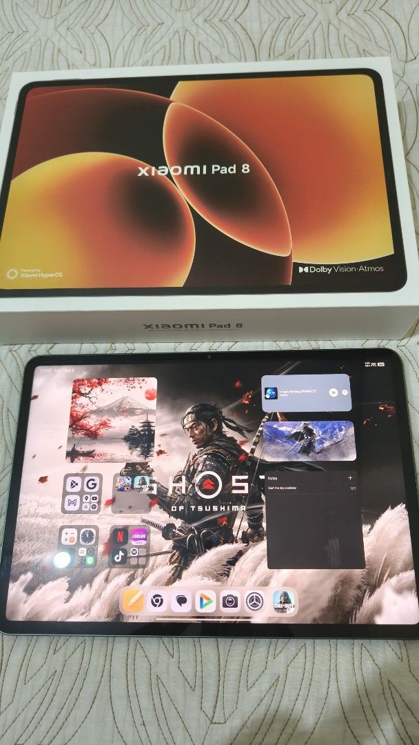 XIAOMI PAD 8 (Category: Android) located in Taguig. Submitted by longabila (Listing ID 1468709884, Image 3). Description: for Sale! 8/128 Green 💚 October 03'26 Activation date! bagong bago pa. Taguig city (meet up only).