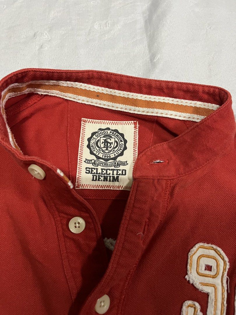 y2k vibes henley tee orange (Category: Tshirts & Polo Shirts ) located in Muntinlupa City. Submitted by ninenine.collective (Listing ID 1468500926, Image 3). Description: y2k vibes henley tee orange 20/29.5.