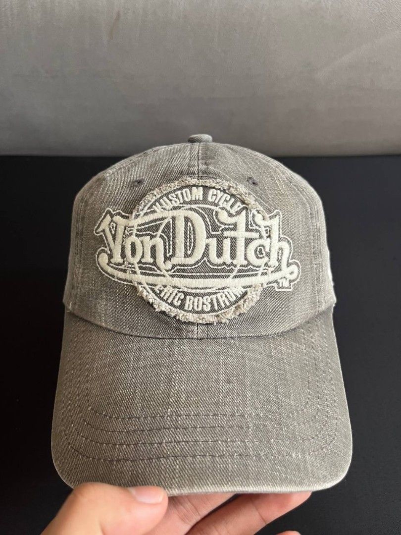 Y2K VON DUTCH ERIC BOSTROM CAP (Category: Caps & Hats) located in Quezon City. Submitted by ezpc.thrift (Listing ID 1468515958, Image 2). Description: ISSUE: CHECK LAST PHOTO CONDITION: EXCELLENT SIZE: ONE SIZE FITS MOST DM FOR MORE INQUIRIES.