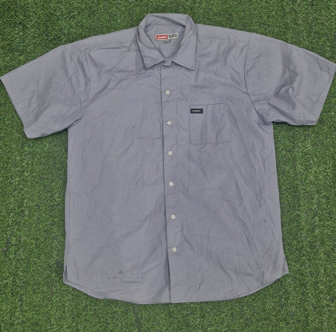 Y2k xlarge button down polo (Category: Formal Shirts) located in Pili. Submitted by the_g_thrift (Listing ID 1468619412, Image 1). Description: size large on tag dimes: 23 x 31 excellent condition need wash only.