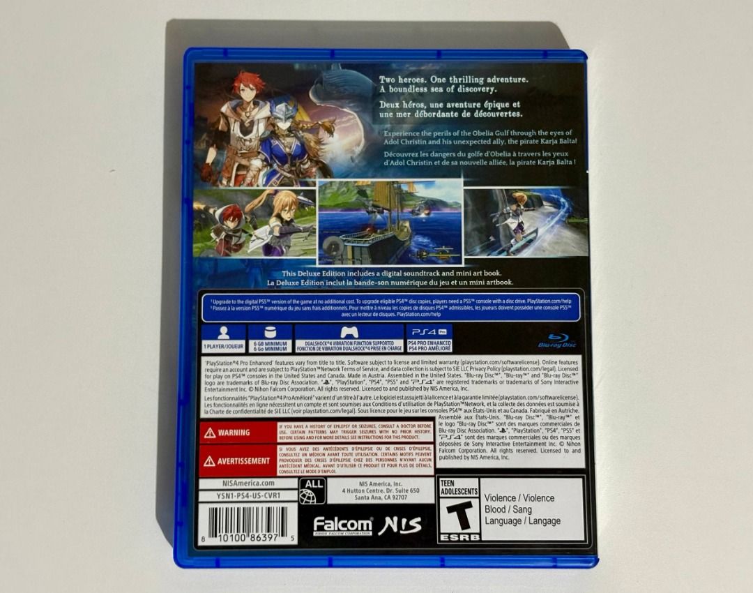 Ys X: Nordics (Category: PlayStation) located in Quezon City. Submitted by jcmlico (Listing ID 1468694987, Image 3). Description: Ys X: Nordics Inclusions (CIB | All authentic): 1) Reversible Cover Art 2) Mini Artbook 3) Digital Soundtrack 4) Disc Can send more pictures and/or videos for HIGHLY INTERESTED buyers. Shipping/Delivery Options: 1) Lalamove 2) LBC 3) J&T Shipping fee is shouldered by the buyer..