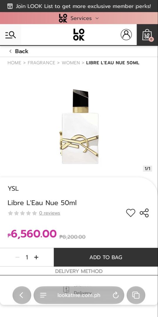 YSL Libre L'Eau Nue 90ml (Category: Fragrance & Deodorants) located in Manila. Submitted by sf.closet (Listing ID 1468658280, Image 3). Description: - Around 70-80ml - comes w/ orig box, ysl gift box and 30 ml refillable bottle - transferred the 30ml na sa bottle RFS: I still have the platine and recently bought the flowers & flames￼.