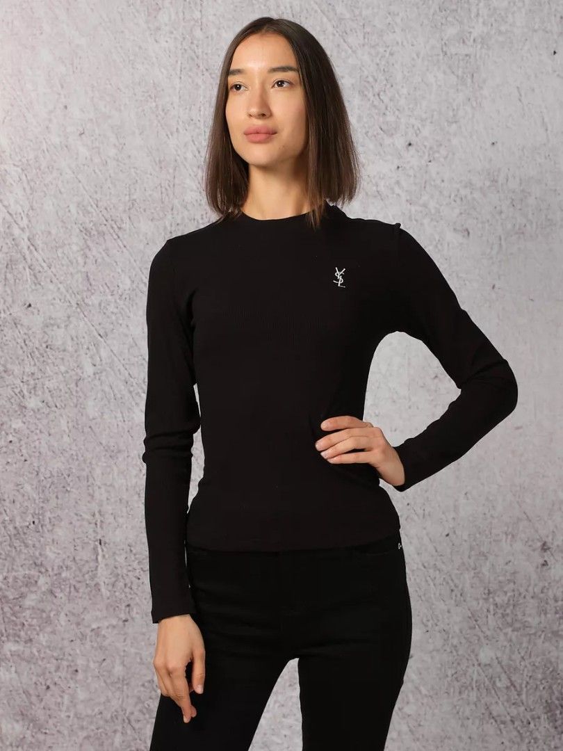 Ysl stretch longsleeves (Category: Longsleeves) located in Cavite. Submitted by southcloset (Listing ID 1468526379, Image 1). Description: can fit for small to medium no issues as new.