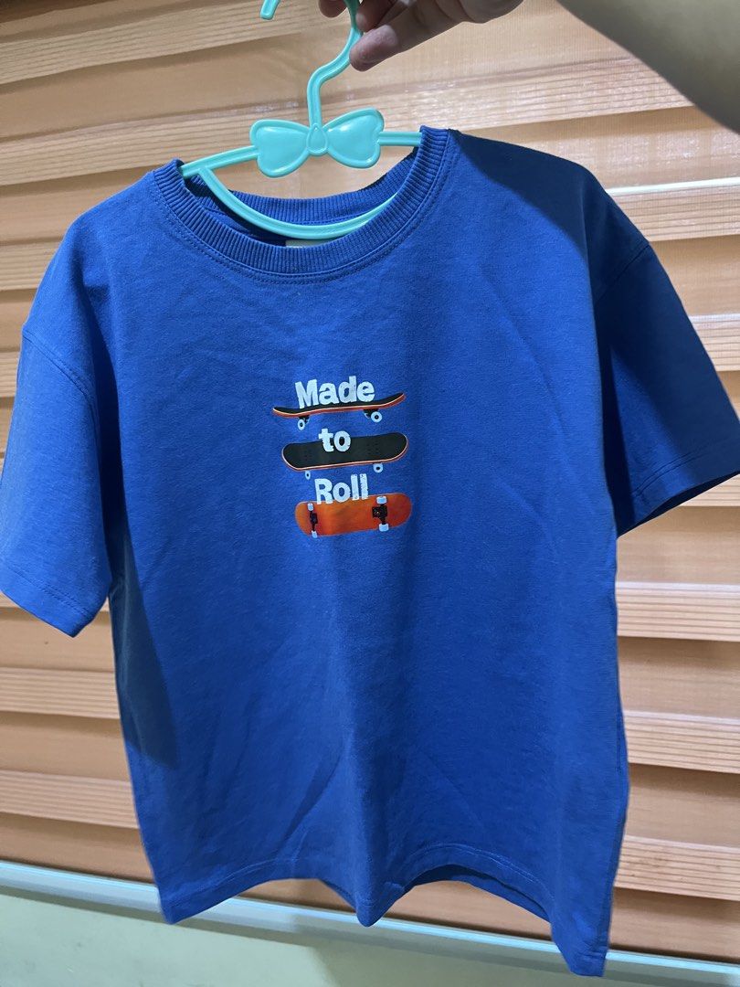 ZARA BLUE SHIRT MADE TO ROLL (Category: Babies & Kids Fashion) located in Iloilo. Submitted by monadacloset (Listing ID 1468625508, Image 2). Description: .