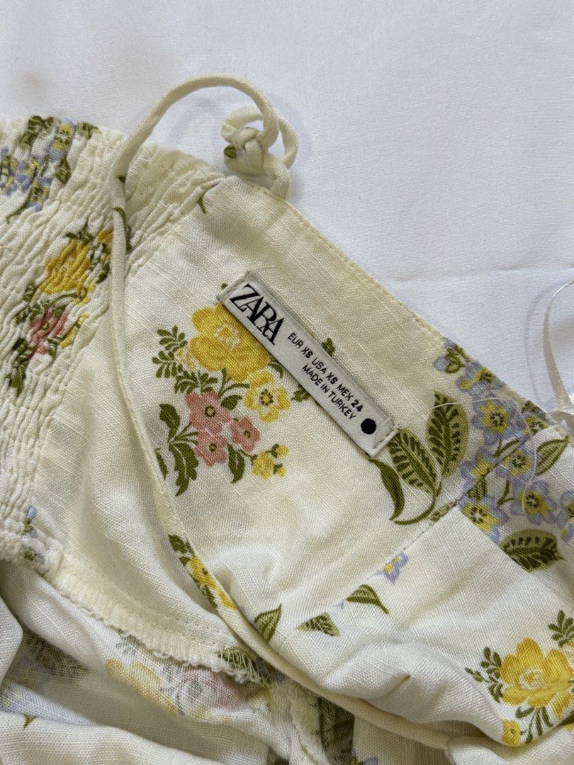 ZARA FLORAL DRESS (Category: Dresses) located in General Trias. Submitted by fellasunshine (Listing ID 1468634714, Image 2). Description: - you can check orig price online - rfs decluttering - j&t or lalamove.