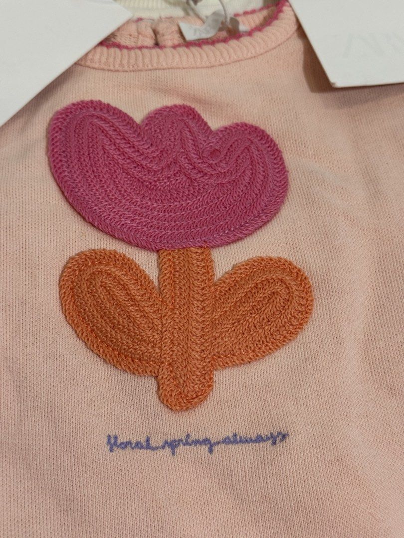 Zara Kids Embroidered Sweater (Category: Babies & Kids Fashion) located in Quezon City. Submitted by shopper_xoxo (Listing ID 1468513982, Image 2). Description: Brand new with tag 😊 📦 From Zara Japan 🚚 On hand and ready to ship MOP: GCash and BPI Shipping starts at ₱65 only ✨ .