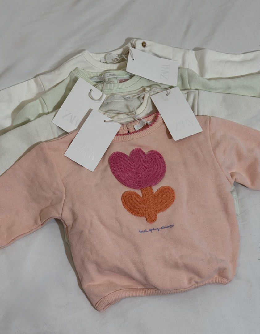 Zara Kids Embroidered Sweater (Category: Babies & Kids Fashion) located in Quezon City. Submitted by shopper_xoxo (Listing ID 1468513982, Image 1). Description: Brand new with tag 😊 📦 From Zara Japan 🚚 On hand and ready to ship MOP: GCash and BPI Shipping starts at ₱65 only ✨ .