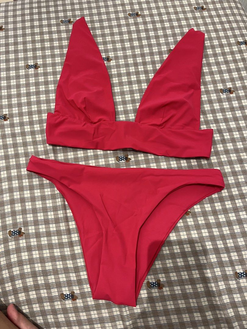 Zara Pink Bikini Set Size S (Category: Bikinis & Swimsuits) located in Caloocan City. Submitted by ann_in_declutter (Listing ID 1468580855, Image 2). Description: 350 FOR THE BIKINI SET ‼️ Still in good condition used only once.