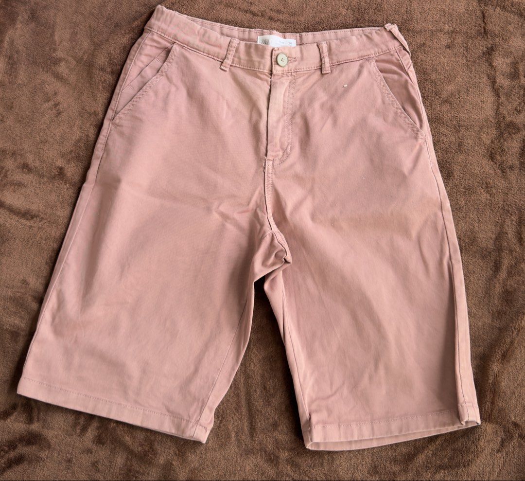 Zara Pink Shorts Size 11-12 (Category: Babies & Kids Fashion) located in Cainta. Submitted by sixteenfive29 (Listing ID 1468603261, Image 1). Description: - Brand: Zara - Size: 11-12 years (152 cm) - Color: Pink - Closure: Button closure with belt loops - Pockets: Front pockets and two back welt pockets - Extra Feature: Adjustable inner waistband for a better fit - Origin: Made in Bangladesh.