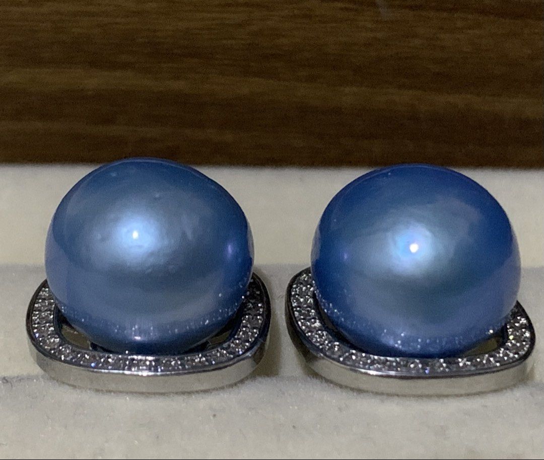 12mm authentic akoya pearl titanium stainless steel setting (Category: Earrings) located in Angeles City. Submitted by aaajaaaded (Listing ID 1468764216, Image 3). Description: payment first via g plus sf sale firm price posted with blemishes and fishbites ( SEE PHOTOS) very nice natural color good luster🥰 hk sourced if in doubt, pls leave this posting READ🙏.