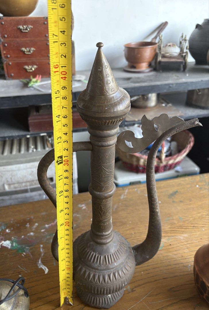 13pcs Vintage Brass & Copper Items for TAKE ALL‼️ (Category: Vintage Collectibles) located in Batangas. Submitted by padillaserquinahannah (Listing ID 1468789680, Image 3). Description: 13pcs Vintage Brass & Copper Items for TAKE ALL‼️ ✅1 Kettle ✅6 Tumblers ✅1 Bowl ✅1 Vase ✅1 Holy Water font ✅1 Lamp Base ✅2 Ashtray ₱5,500 First to pay policy No COD No reservation No cancelation of orders We are located at Sto Tomas City, Batangas We ship nationwi