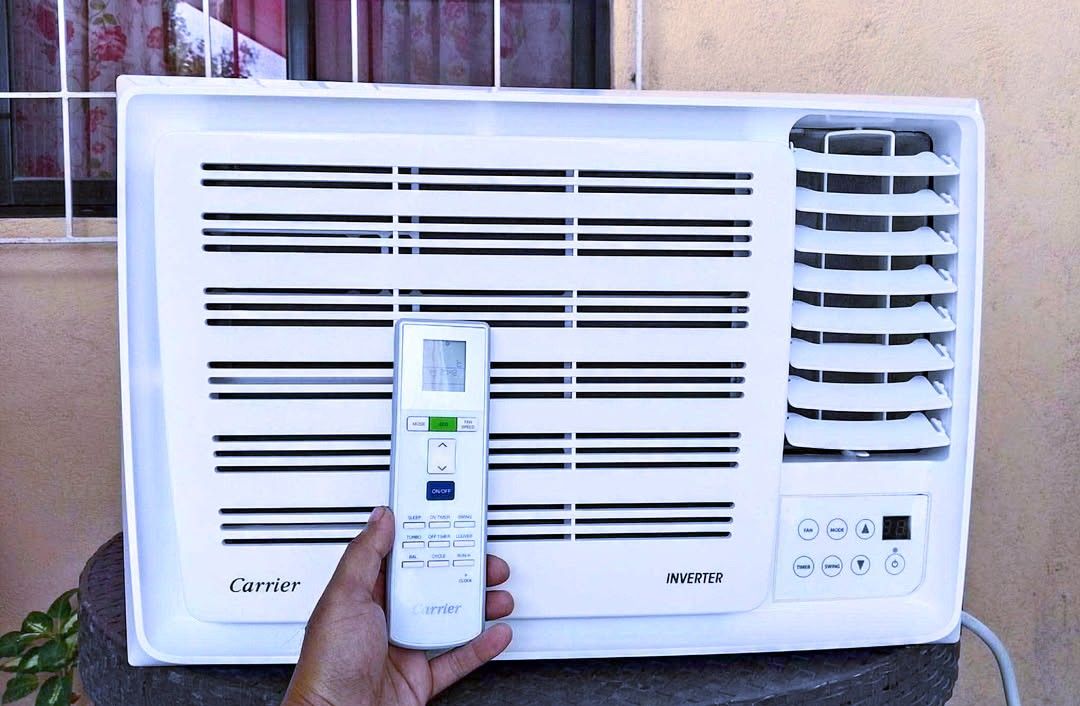 1.5HP CARRIER WINDOW TYPE INVERTER AIRCON WITH REMOTE (Category: Air Conditioning and Heating) located in Manila. Submitted by ryannikolas (Listing ID 1468926588, Image 1). Description: PTPA❗❗❗ AIRCON FOR SALE CONDO AND HOTEL PULL OUT UNIT BUT STILL PRESENTABLE AND PWEDE SA MAARTE WAG LANG SOBRA 😇 ✔️ENERGY SAVER ✔READY TO USE ✔NEWLY CLEAN ✔NO HISTORY OF REPAIR ✔NO ISSUE ✔GOOD CONDITION ✔FREE DELIVERY ✔CASH ON DELIVERY ✔WITH WARRANTY PM ME FOR MO