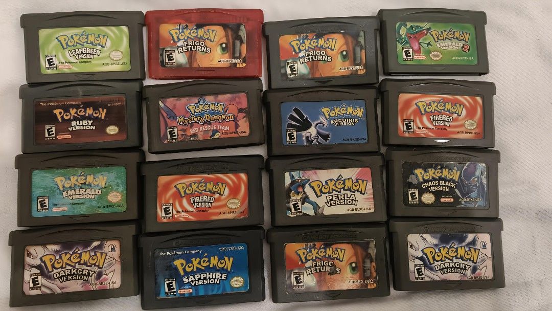 16 pieces Pokemon Cartridge Bundle - As is not working (Category: Nintendo) located in Marikina City. Submitted by frios_mancave (Listing ID 1468846083, Image 1). Description: 16 Pieces Bundle - As is - Not Working - Bootleg - kayo na po mag try mag pagana.