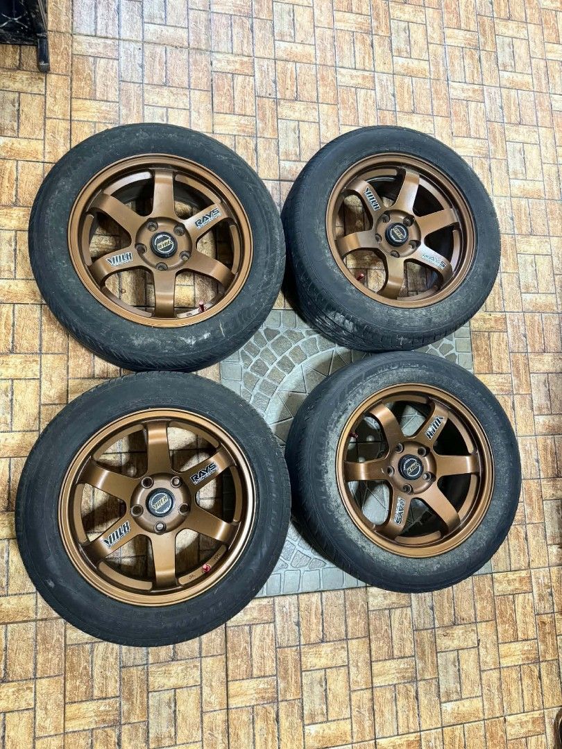 16" Volks 5x114 Mags (Category: Mags and Tires) located in Manila. Submitted by nakahodo014 (Listing ID 1468752672, Image 1). Description: Galing sa Civic FC fresh newly painted no issue QC Location Freebie na gulong!.