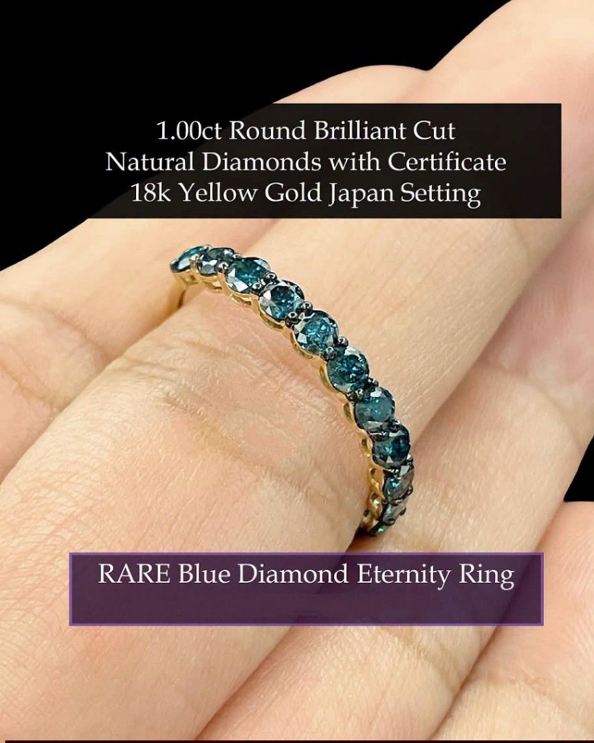 1carat Blue diamond Half Eternity ring (Category: Rings) located in Malolos. Submitted by keenhorse_ef38ab (Listing ID 1468766544, Image 1). Description: Details posted COD/COP VIA LBC 1,000 MINIMUM DOWNPAYMENT.