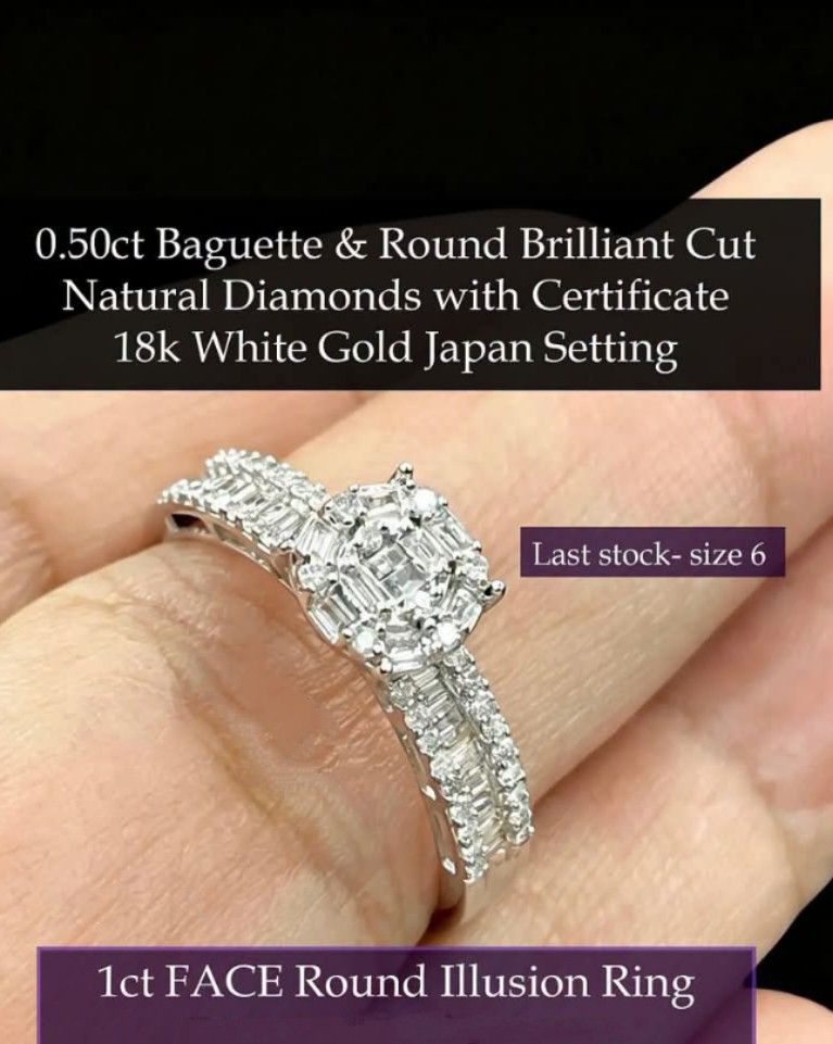 1carat round illusion ring (Category: Rings) located in Malolos. Submitted by keenhorse_ef38ab (Listing ID 1468766938, Image 1). Description: Details are posted COD/COP VIA LBC 1,000 DOWNPAYMENT REQUIRED.