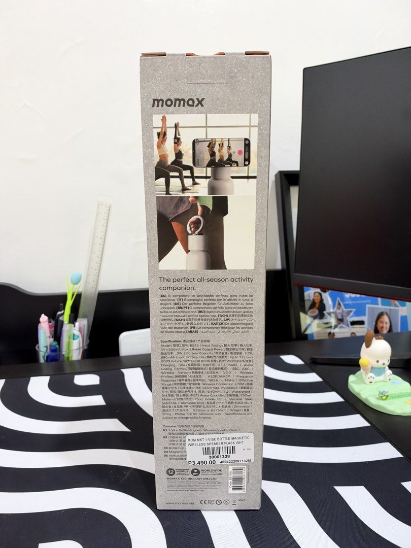 1-Vibe Bottle Momox (Category: Water Bottles & Tumblers) located in Quezon City. Submitted by sergioongjr (Listing ID 1468727175, Image 3). Description: 💧 Momox 1 Vibe Bottle – Stylish Reusable Water Bottle 🥤 Stay hydrated in style with the Momox 1 Vibe Bottle, a practical and modern reusable bottle designed for everyday use. Perfect for work, school, the gym, travel, outdoor activities, and more. ✨ Key Features: * 💧 Reusable Design – A conven