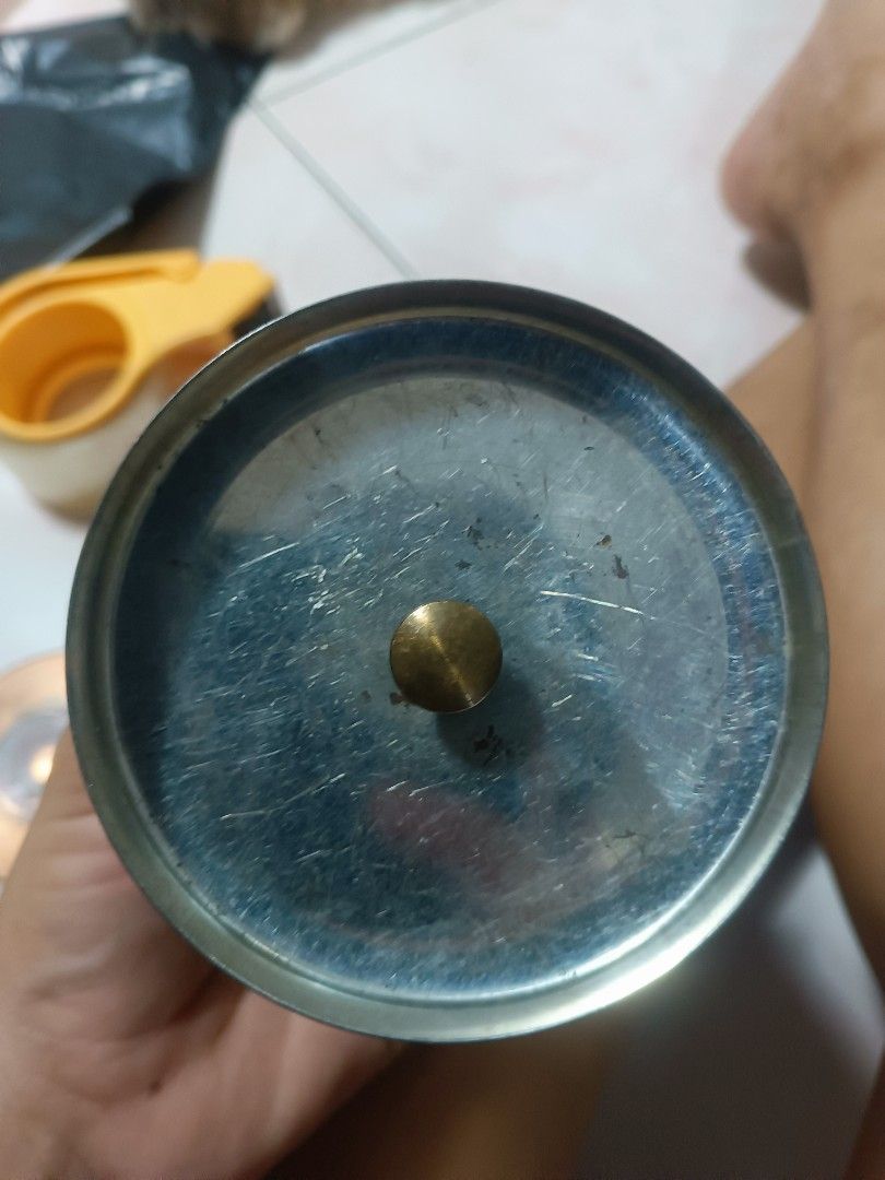 2000 Millennium copper tea caddy container storage jar (Category: Food Organization & Storage) located in Manila. Submitted by mateochest99469 (Listing ID 1468912073, Image 3). Description: - Vintage copper tea caddy with 2000 Millennium stamp and Chinese characters - Features a secure inner lid with a top knob - Base includes an authentic Chinese hallmark - Displays natural surface wear, scratches, and beautiful aged patina - Great collectible p