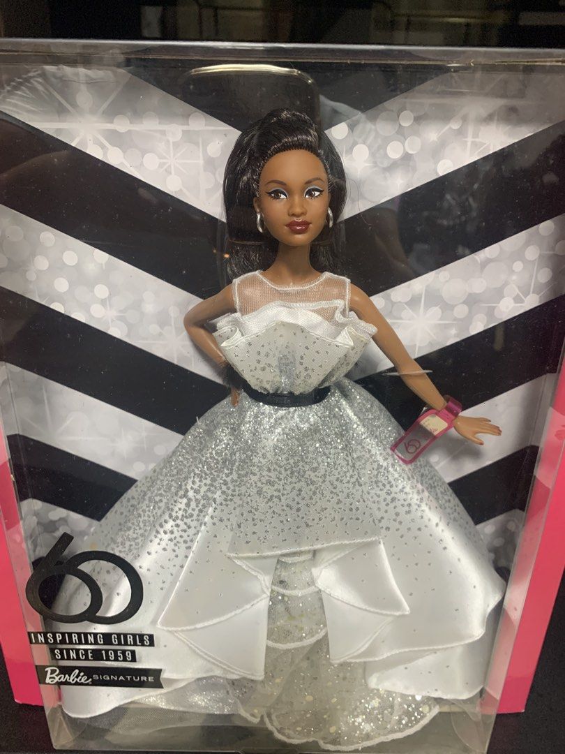 2018 Barbie Signature 60th Anniversary Doll AA Version (Category: Kids Toys) located in Makati City. Submitted by heartbiz (Listing ID 1468886199, Image 2). Description: Authentic Barbie 60th Anniversary collector doll AA Version NRFB .