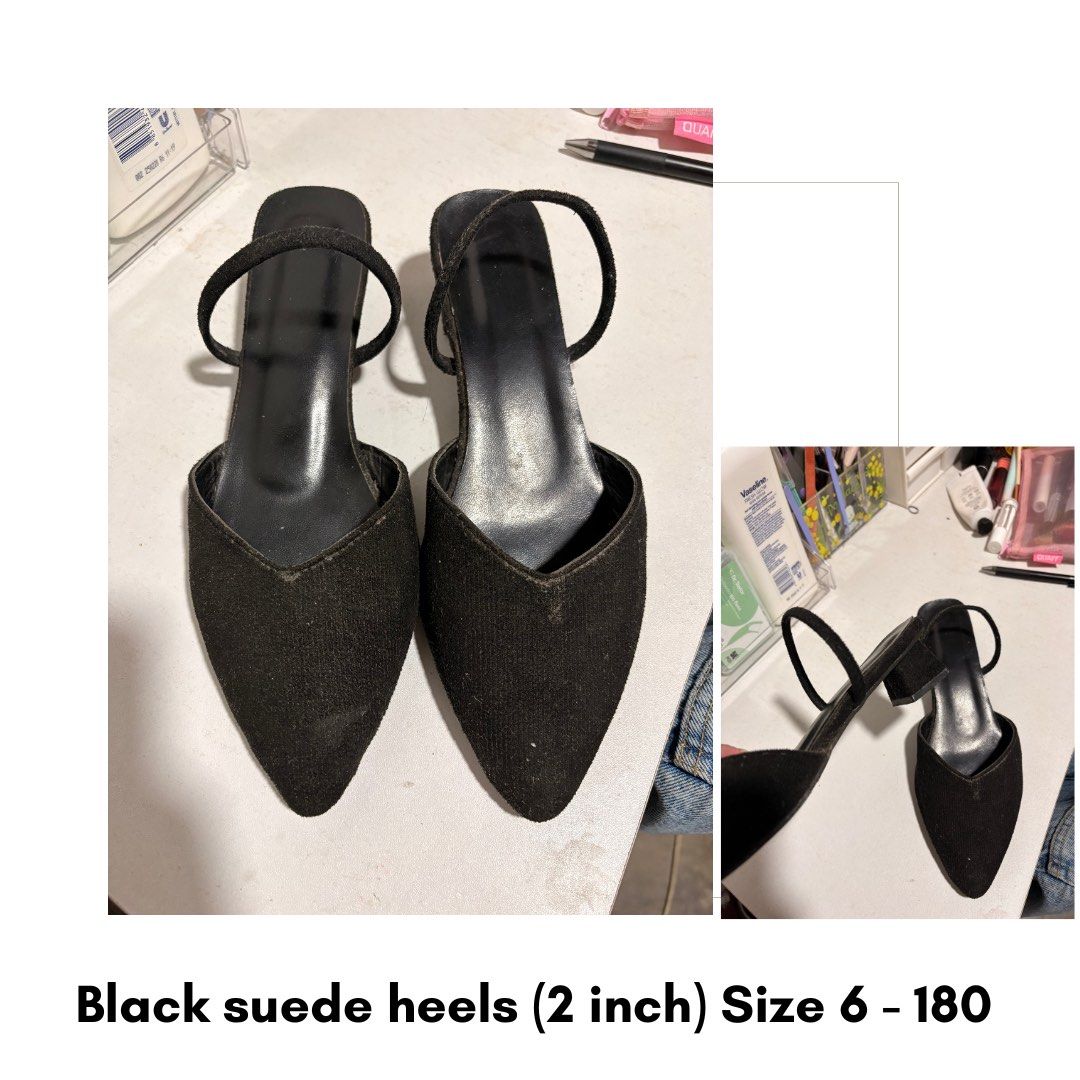 2 inch heels (Category: Heels) located in Manila. Submitted by mariafabul27842 (Listing ID 1468906952, Image 1). Description: Once or twice used only.
