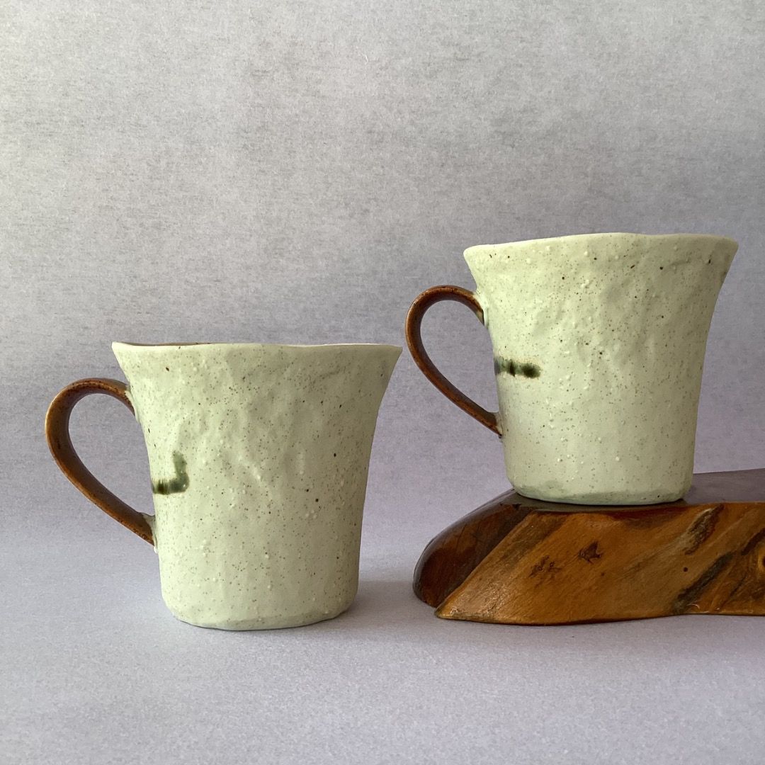 2-pc Speckled Uneven Rim Stoneware Cups (Category: Coffee & Tea Tableware) located in Davao. Submitted by eclectic1925 (Listing ID 1468827643, Image 3). Description: Php250 for 2 2-pc Speckled Uneven Rim Stoneware Cups H: 3 inches L: 3.3 inches Capacity: 150 ml Please REVIEW PHOTOS We use 100% repurposed packaging materials SF starts at Php70 via Flash Express First to pay.