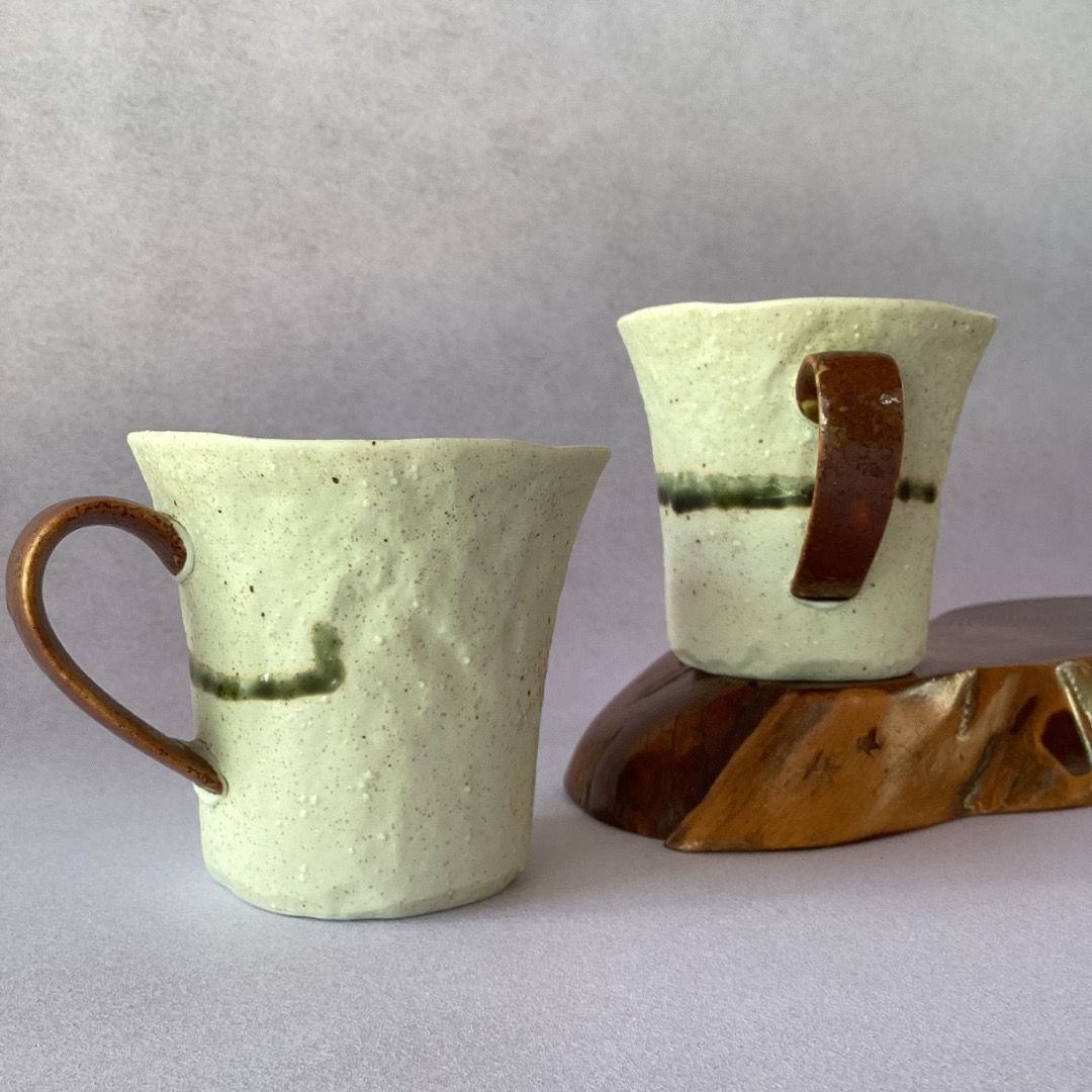2-pc Speckled Uneven Rim Stoneware Cups (Category: Coffee & Tea Tableware) located in Davao. Submitted by atbpshop192593 (Listing ID 1468841804, Image 3). Description: Php250 for 2 2-pc Speckled Uneven Rim Stoneware Cups H: 3 inches L: 3.3 inches Capacity: 150 ml Please REVIEW PHOTOS We use 100% repurposed packaging materials SF starts at Php70 via Flash Express First to pay.