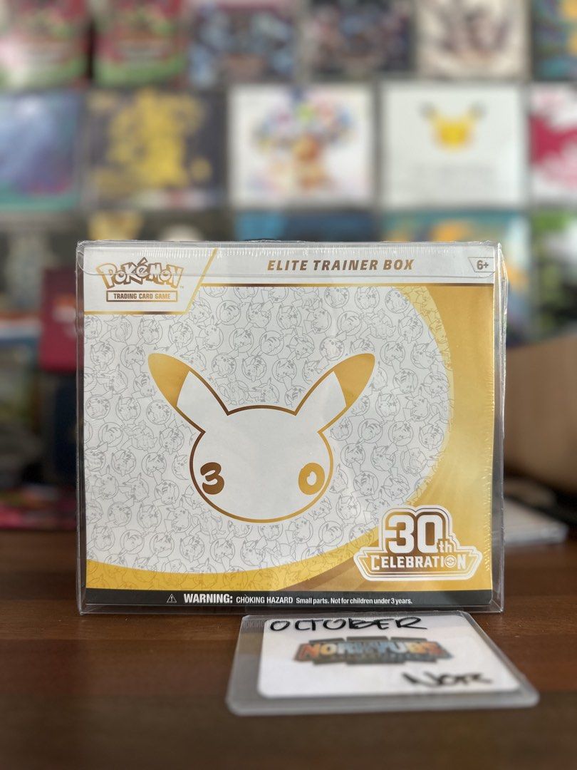 30th Celebration (ETB) (Category: Card Boxes & Cases) located in Mandaluyong City. Submitted by ni0ree (Listing ID 1468804991, Image 1). Description: Very good condition. Can do meet up. From: Mandaluyong.