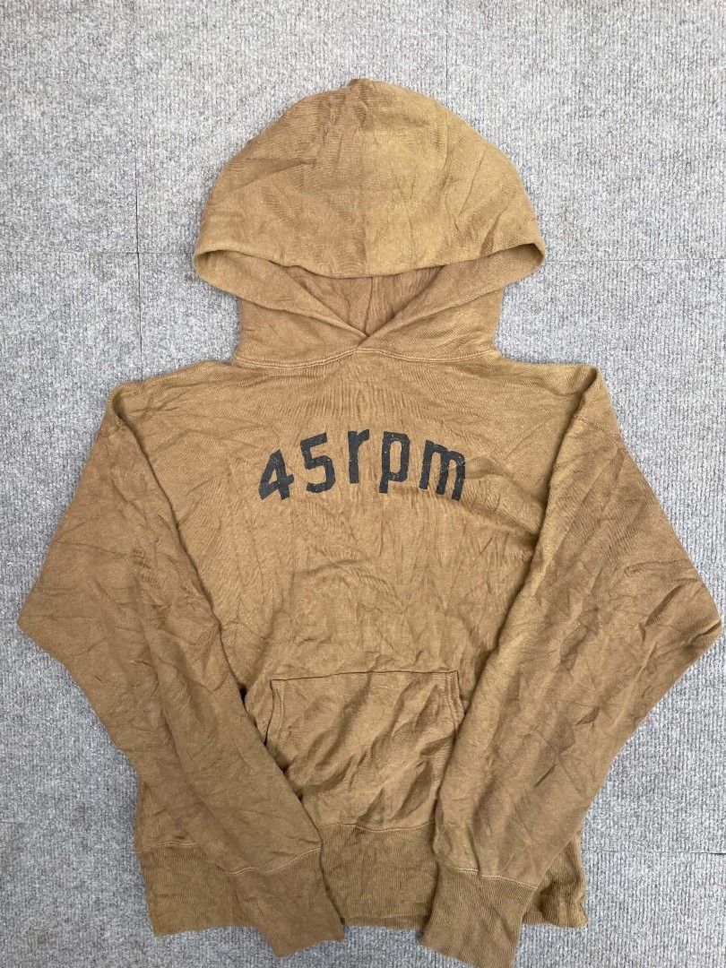 45RPM JACKET (Category: Coats, Jackets and Outerwear) located in Tacloban City. Submitted by solothriftfinds (Listing ID 1468739030, Image 1). Description: 45RPM HOODIE JACKET MADE IN JAPAN GOOD CONDITION.