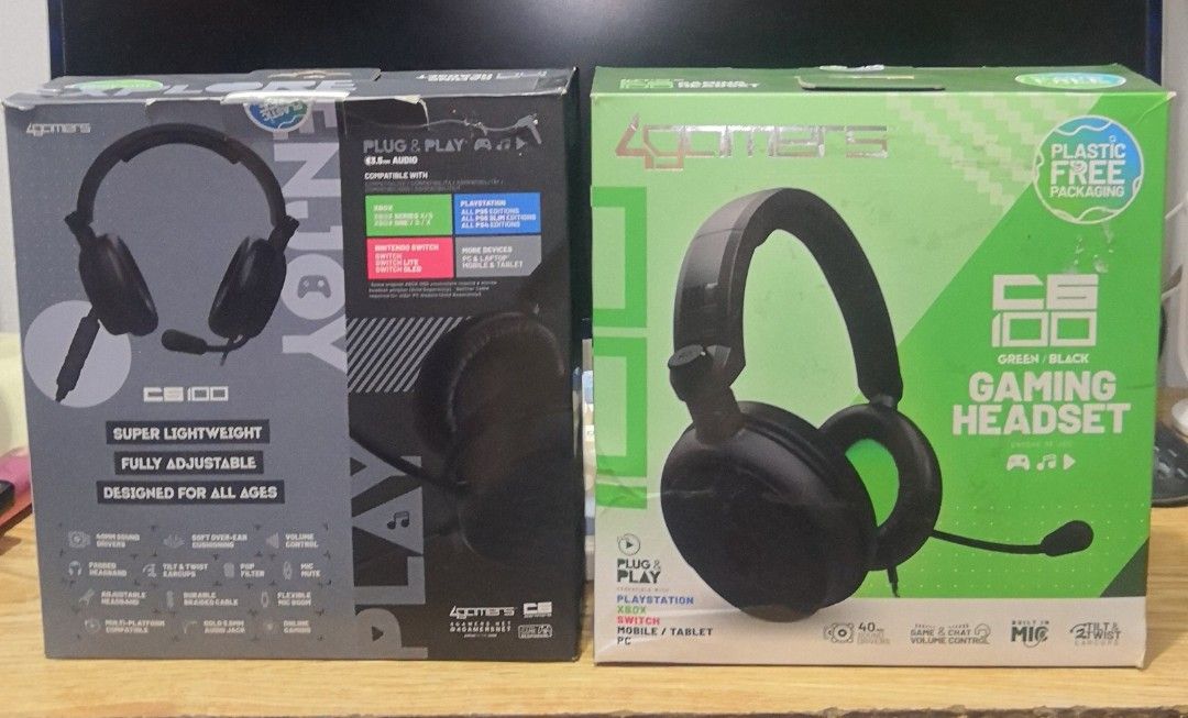4Gamers Gaming Headset (Category: Headphones & Headsets) located in Pasig City. Submitted by tagkaro (Listing ID 1468785572, Image 1). Description: 🎧 4Gamers Gaming Headset High-quality gaming headset na may komportableng ear cushions, adjustable headband, at built-in microphone para sa malinaw na komunikasyon habang naglalaro. Magaan, madaling gamitin, at may volume control. Compatible sa PlayStation, Xbox, Nintendo Switch, PC, mobile, at table