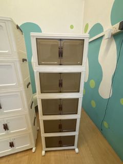 Citylife 5-Tier Plastic Storage Drawer Cabinet, Furniture & Home Living ...