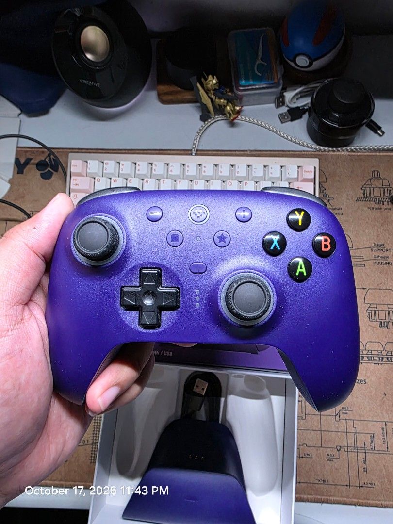 8BitDo Ultimate 2 Wireless (Category: Other Accessories) located in Pasig City. Submitted by ejayehey21 (Listing ID 1468744874, Image 2). Description: Color: Purple Windows / Android / iOS Latest firmware: Pwede sa Switch2 (iba lang layout) Purchased: May 2025 (with receipt) Rarely used controller, no issues Loc: Pasig Can do lalamove.