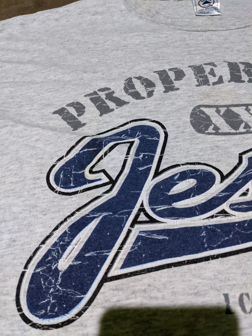 90s Property ofJesus Shirt (Category: Tshirts & Polo Shirts ) located in Aliaga. Submitted by anselthrifts (Listing ID 1468893438, Image 3). Description: xl stain and hole issue 1000+sf.