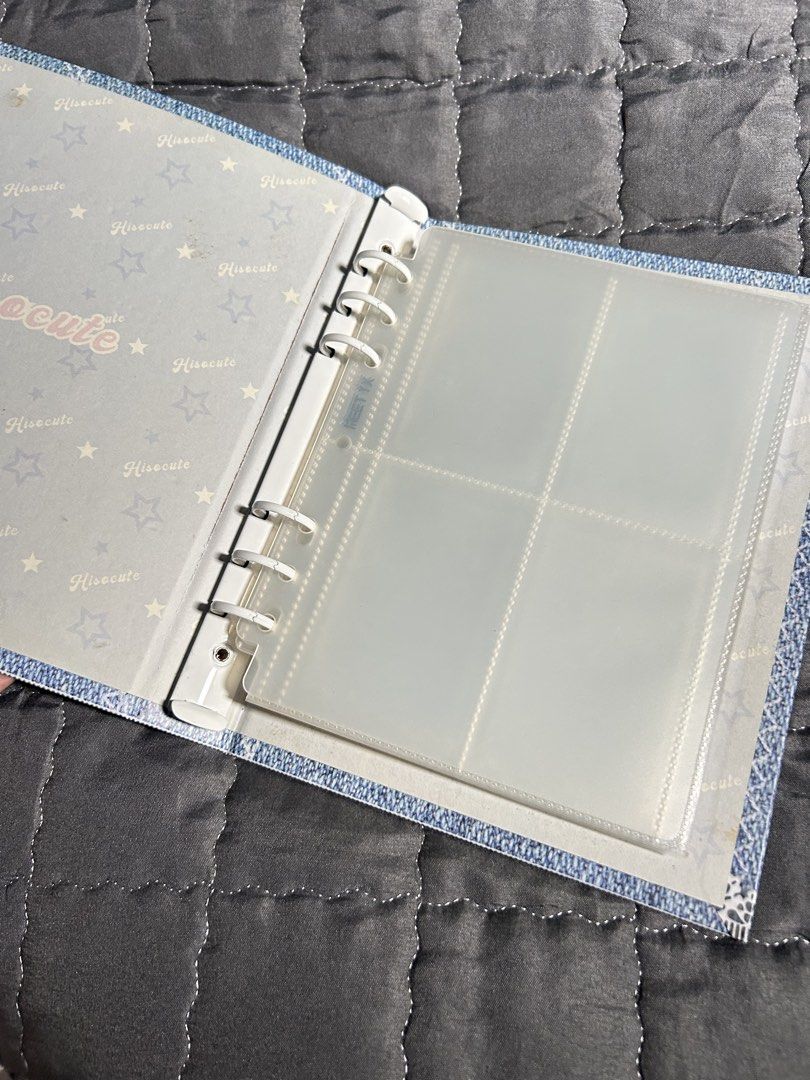 a5 binder w/sleeves fine grain 4p (Category: K-Wave Merchandise) located in Manila. Submitted by thvazi (Listing ID 1468728976, Image 2). Description: 24 sleeves fine grain used but in good condi can send vid jnt/sdd with front & back cover divider.