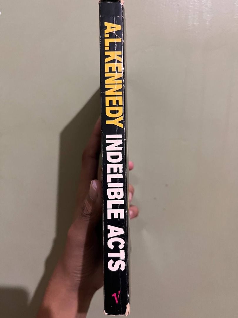 A. L Kennedy - Indelible Acts (Category: Storybooks) located in Carmen. Submitted by grei.librongbaligya. (Listing ID 1468767736, Image 2). Description: A. L Kennedy - Indelible Acts The love story (as well as the story of love lost, obsessed over, or longed for) gets a complete and thrilling renovation at the hands of the most virtuosic literary stylist to appear in the British Isles since Jeanette Winterson. A. L. Kennedy’s men and women huddle