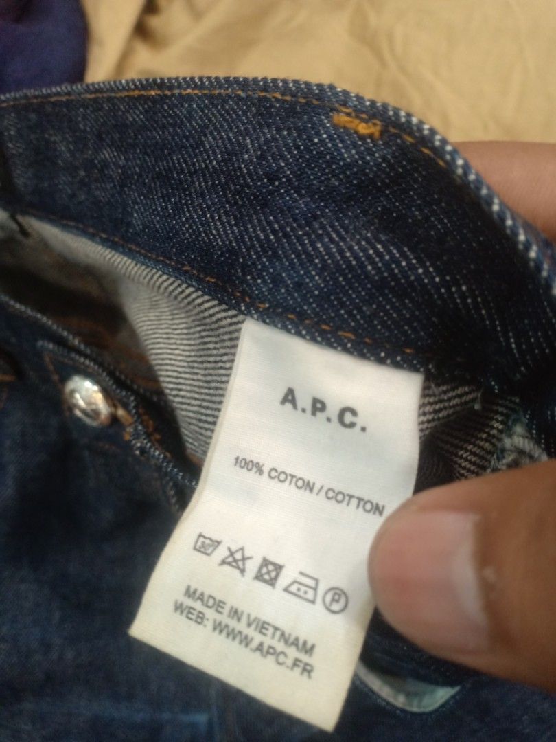 A P.C (Category: Jeans) located in Tubod. Submitted by moks.thrift (Listing ID 1468715833, Image 3). Description: SIZE 28 COMPLETE TAGS GOOD CONDITION NEED WASH ONLY PM.