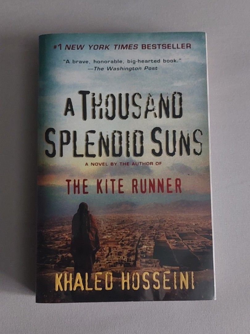 A Thousand Splendid Suns (Paperback) (Category: Storybooks) located in Quezon City. Submitted by samchispick (Listing ID 1468770931, Image 1). Description: -ALL DETAILS ALREADY POSTED. WHAT YOU SEE IS THE EXACT ITEM -NEW AND NEVER READ -NO FLAWS, DENTS, FOXING, TANNING -BOUGHT FROM FULLY BOOKED -RFS: IMPULSE BUY -MOP GCASH "ONLY" -MOD GRAB/LALAMOVE/JRS FOR PROVINCIAL - "NO COURIER REQUEST" MEANING "NO JNT REQUEST" ***PRICE IS FIXED. PLS DON'T MAK