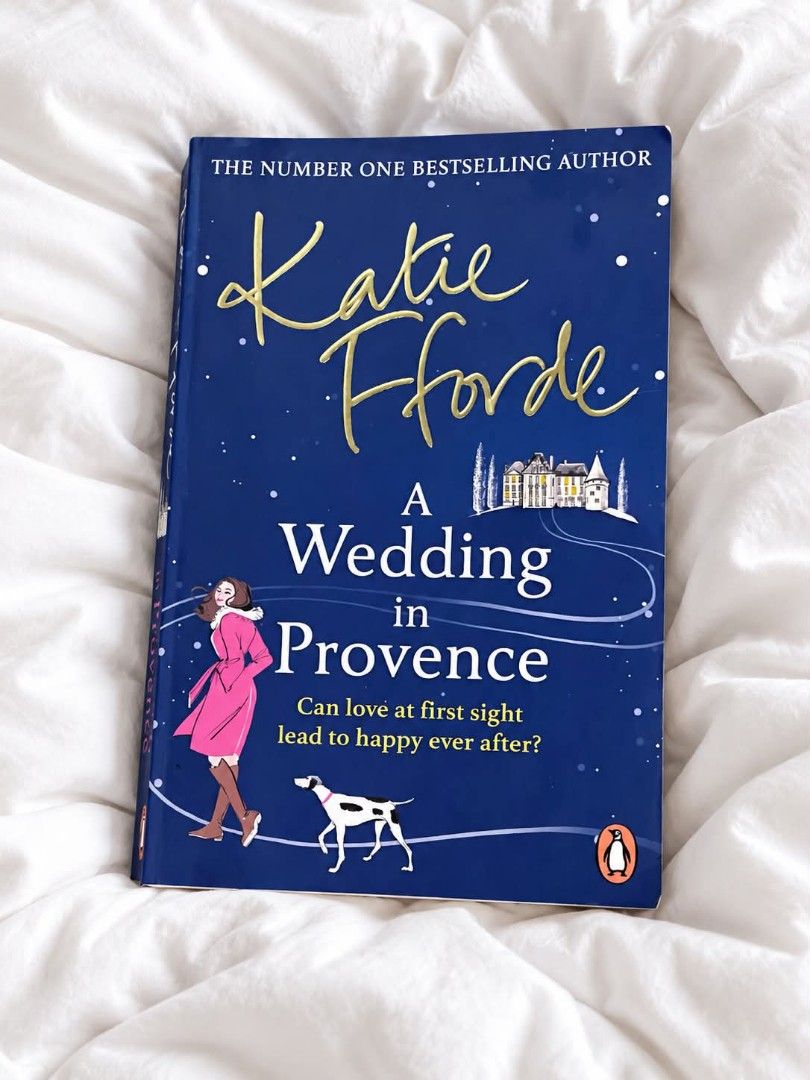 A Wedding in Provence by Katie Fforde (Category: Storybooks) located in San Jose del Monte. Submitted by Skin_Care2022 (Listing ID 1468801252, Image 1). Description: - Title: A Wedding in Provence - Author: Katie Fforde (Bestselling Author) - Publisher: Penguin - Format: Softcover - Genre: Contemporary Romance / Fiction - Setting: France - Condition: Great pre-loved condition - Perfect for: Fans of lighthearted, romantic reads.