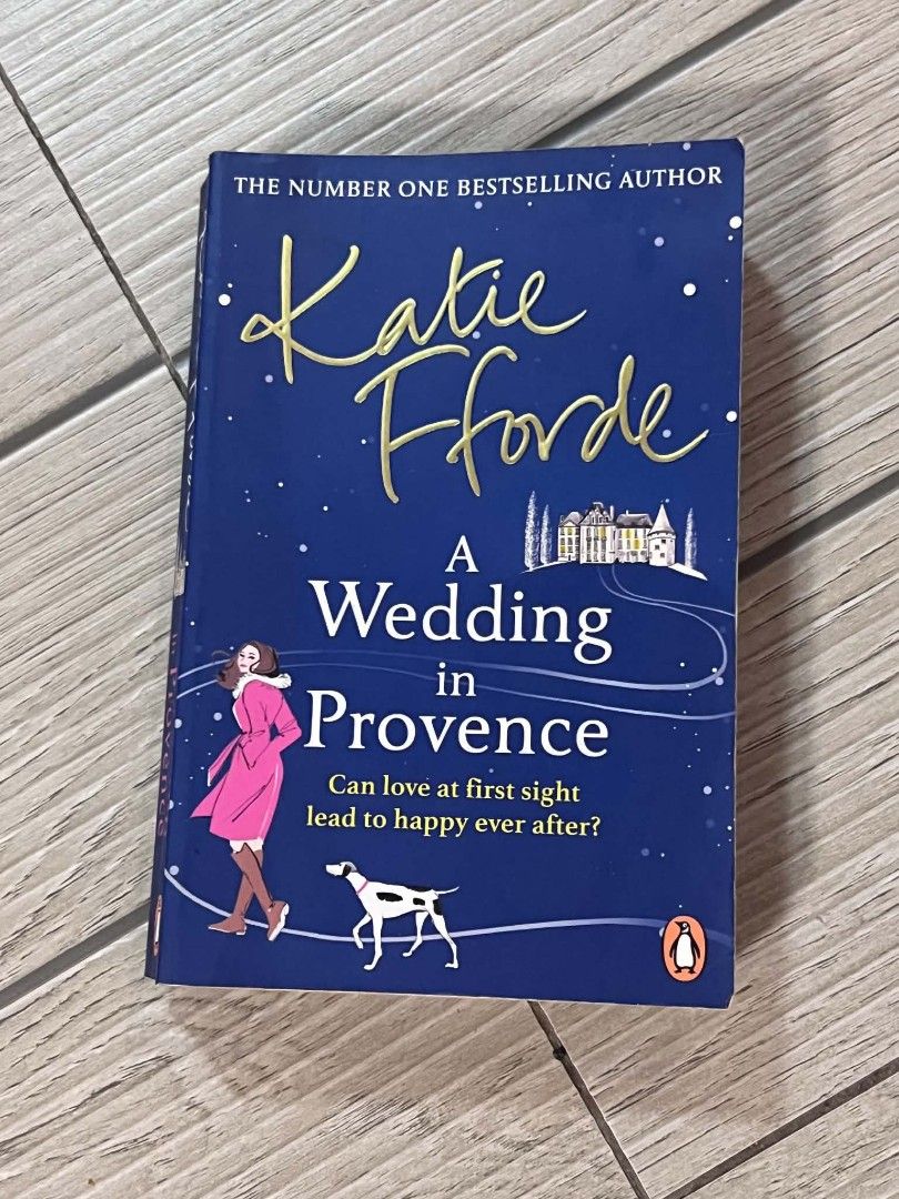 A Wedding in Provence by Katie Fforde (Category: Storybooks) located in San Jose del Monte. Submitted by Skin_Care2022 (Listing ID 1468801252, Image 2). Description: - Title: A Wedding in Provence - Author: Katie Fforde (Bestselling Author) - Publisher: Penguin - Format: Softcover - Genre: Contemporary Romance / Fiction - Setting: France - Condition: Great pre-loved condition - Perfect for: Fans of lighthearted, romantic reads.