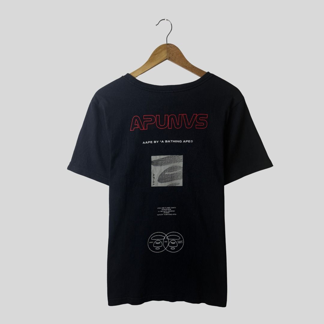 AAPE BIG SCRIPT TSHIRT (Category: Tshirts & Polo Shirts ) located in La Trinidad. Submitted by suave.arc (Listing ID 1468850908, Image 2). Description: AAPE BIG SCRIPT TSHIRT EXCELLENT CONDITION SIZE: M ( 19x27 ) LOCATION: BAGUIO CITY / LA TRINIDAD SHIPPING via JNT.