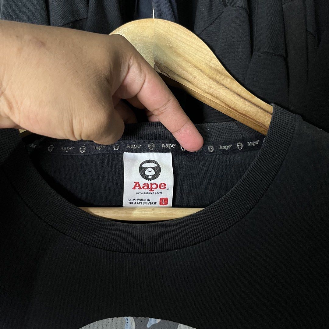 AAPE by A Bathing Ape (Category: Formal Shirts) located in Daet. Submitted by wearthriftingcloth. (Listing ID 1468862173, Image 3). Description: 👕AAPE Measurement: W22xL28 Issue(s): SEE ON PIC Condition: 9.5/10 Color rate: 9.5/10 ➡️Swipe- to see more detail pic 📌No Deleting/Cancelation‼️ 📌Color may Vary Due to Lighting‼️ 📌Please be responsible buyer Bogus/Flaker will be posted‼️ 📌All ltems Need Wash‼️.