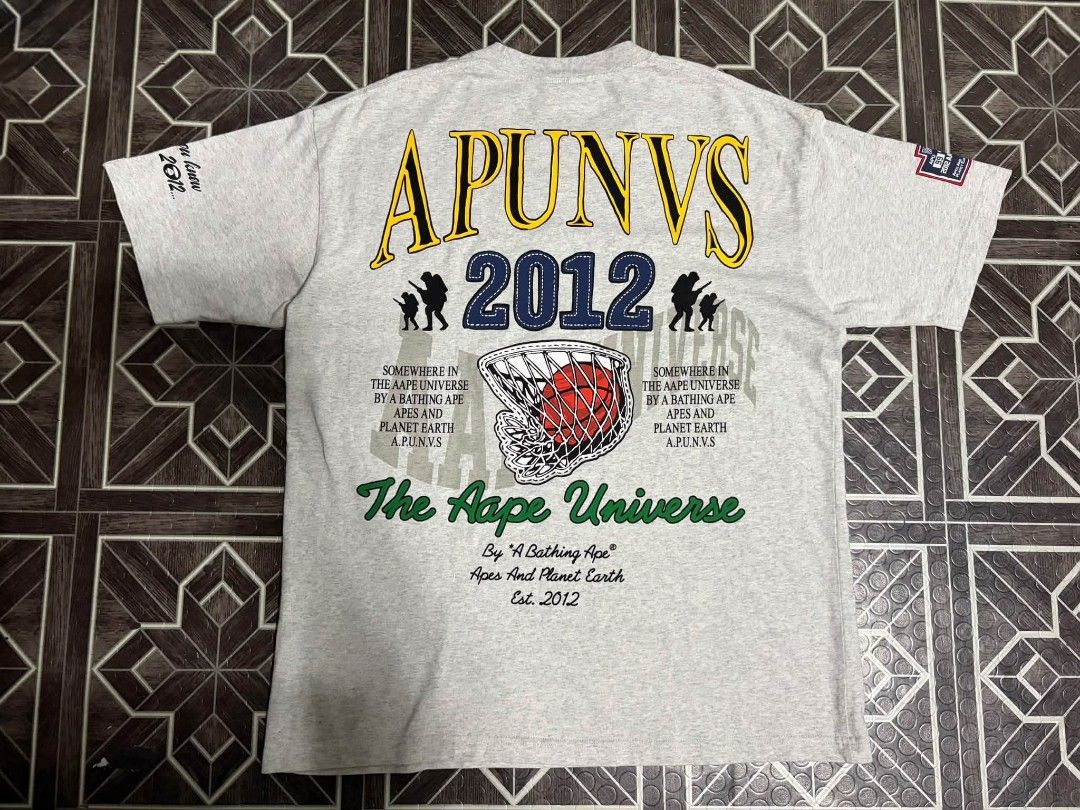 Aape universe , by a bathing ape (Category: Activewear) located in Davao. Submitted by dukekervy (Listing ID 1468837287, Image 2). Description: AAPE , By ABATHING APE SIZE MEDIUM TO LARGE OVERSIZE 22X28.5 EXCELLENT CONDITION AUTHENTIC PRICE 1,499!.