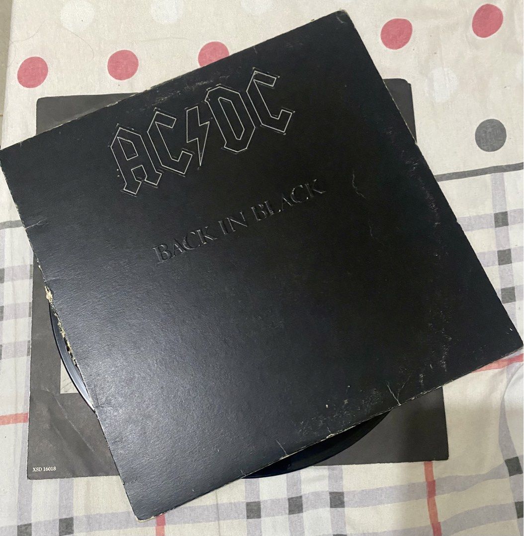 ACDC Back IN Black - Vinyl LP (Category: Vinyls) located in Angeles City. Submitted by lensongsong (Listing ID 1468924212, Image 3). Description: ACDC Back In Black - Vinyl LP Vinyl: VG+ to Excellent Embossed Cover 1970 Leidsleplein Atlantic Canada CSD-16018 Back in Black was an unprecedented commercial and critical success. It has sold an estimated 50 million copies worldwide, making it the second-best-selling album in music history. On 21 Augus